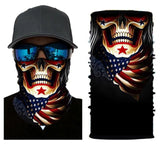 Movie Joker Skull Bandana Men Neck Gaiter Magic Scarf Seamless Balaclava Tube Scarf Collar Motorcycle Bandana Scarf Face Shield