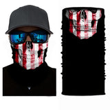 Movie Joker Skull Bandana Men Neck Gaiter Magic Scarf Seamless Balaclava Tube Scarf Collar Motorcycle Bandana Scarf Face Shield