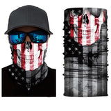 Movie Joker Skull Bandana Men Neck Gaiter Magic Scarf Seamless Balaclava Tube Scarf Collar Motorcycle Bandana Scarf Face Shield