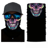 Movie Joker Skull Bandana Men Neck Gaiter Magic Scarf Seamless Balaclava Tube Scarf Collar Motorcycle Bandana Scarf Face Shield