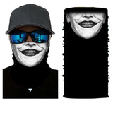 Movie Joker Skull Bandana Men Neck Gaiter Magic Scarf Seamless Balaclava Tube Scarf Collar Motorcycle Bandana Scarf Face Shield