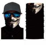 Movie Joker Skull Bandana Men Neck Gaiter Magic Scarf Seamless Balaclava Tube Scarf Collar Motorcycle Bandana Scarf Face Shield