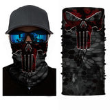Movie Joker Skull Bandana Men Neck Gaiter Magic Scarf Seamless Balaclava Tube Scarf Collar Motorcycle Bandana Scarf Face Shield