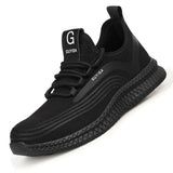 Breathable Lightweight Work Shoes with Steel Toe Cap