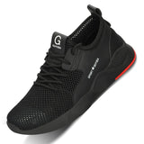Breathable Lightweight Work Shoes with Steel Toe Cap