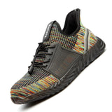 Breathable Lightweight Work Shoes with Steel Toe Cap