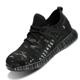 Breathable Lightweight Work Shoes with Steel Toe Cap