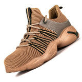 Breathable Lightweight Work Shoes with Steel Toe Cap