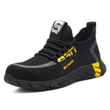 Breathable Lightweight Work Shoes with Steel Toe Cap