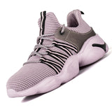 Breathable Lightweight Work Shoes with Steel Toe Cap