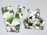 Seamless Floral Print Sports Yoga Set Gym Fitness Tracksuit Fashion