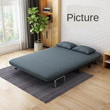 Multifunctional folding sofa bed, small apartment living room, lazy fabric, detachable and washable double single dual-purpose f - shopwishi 