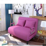 Multifunctional folding sofa bed, small apartment living room, lazy fabric, detachable and washable double single dual-purpose f - shopwishi 