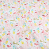 Pink Bear Unicorn Animals Cotton Twill kids Fabric , Patchwork Cloth, Sewing Quilting Fat Quarters Material For Baby & Child