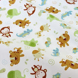 Pink Bear Unicorn Animals Cotton Twill kids Fabric , Patchwork Cloth, Sewing Quilting Fat Quarters Material For Baby & Child