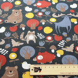 Pink Bear Unicorn Animals Cotton Twill kids Fabric , Patchwork Cloth, Sewing Quilting Fat Quarters Material For Baby & Child