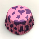 100pcs Brown Leopard Camouflage Cupcake Liner Baking Mold
