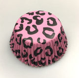 100pcs Brown Leopard Camouflage Cupcake Liner Baking Mold