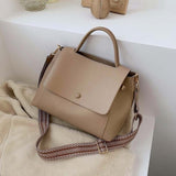 Fashion Simply PU Leather Crossbody Bag For Women 2020 winter Solid Color Shoulder Messenger Bag Lady Chain Travel Small Handbag