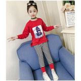 3 Color Girls Clothing Sets Spring Cotton Lovely Suit For Girl Shirt+Pants Kids Clothes Suit High-quality 3-8 Years Clothing Set