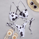 In-X Brazilian micro bikinis 2020 mujer Sexy string swimsuit female pleated bikini set Yellow swimwear women Mini bathing suit