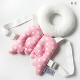 New Brand Cute Baby Infant Toddler Newborn Head Back Protector Safety Pad Harness Headgear Cartoon Baby Head Protection Pad