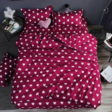 Classic Bedding Set 5 Size Grey Blue Grid Summer Bed Linen 4pcs/Set Duvet Cover Set Pastoral Bed Sheet AB Side Duvet Cover 2020