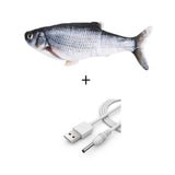 Electronic Cat Toy 3D Fish Electric USB Charging Simulation Fish Toys for Cats Pet Playing Toy cat supplies juguetes para gatos