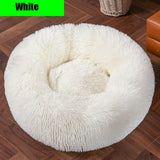 Thick cutton round dog bed super soft long plush pet cat mat for dogs nest Cushion Bed winter warm  pets sofa Dog Kennel