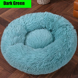 Thick cutton round dog bed super soft long plush pet cat mat for dogs nest Cushion Bed winter warm  pets sofa Dog Kennel