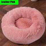 Thick cutton round dog bed super soft long plush pet cat mat for dogs nest Cushion Bed winter warm  pets sofa Dog Kennel
