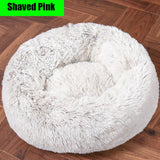 Thick cutton round dog bed super soft long plush pet cat mat for dogs nest Cushion Bed winter warm  pets sofa Dog Kennel