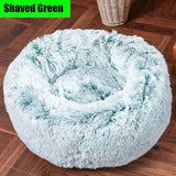 Thick cutton round dog bed super soft long plush pet cat mat for dogs nest Cushion Bed winter warm  pets sofa Dog Kennel
