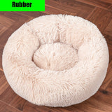 Thick cutton round dog bed super soft long plush pet cat mat for dogs nest Cushion Bed winter warm  pets sofa Dog Kennel