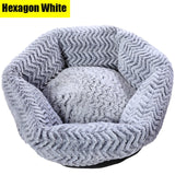 Thick cutton round dog bed super soft long plush pet cat mat for dogs nest Cushion Bed winter warm  pets sofa Dog Kennel
