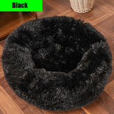 Thick cutton round dog bed super soft long plush pet cat mat for dogs nest Cushion Bed winter warm  pets sofa Dog Kennel