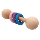 Kids Rattle Toys for 0-12 Months Nordic Baby Gym Play Nursery Sensory Ring-pull Teether Toy Stroller Wooden Pendant Toddler Room