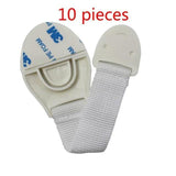 10/5/1PCS Safety Lock Baby Child Safety Care Plastic Lock With Baby Baby Protection Drawer Door Cabinet Cupboard Toilet - shopwishi 