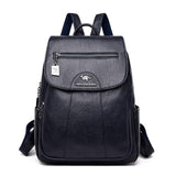 2020 Women Leather Backpacks High Quality Female Vintage Backpack For Girls School Bag Travel Bagpack Ladies Sac A Dos Back Pack - shopwishi 