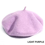 French Style Solid Casual Vintage Women's Hat Beret Plain Cap Girl's Wool Warm Winter Berets Beanie Hats Femme Aldult Caps