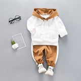 Baby Boy Hooded Casual Clothing Set Sweatshirt Long Sleeve Autumn Boys Outfits Tracksuit Suits Clothes