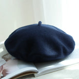 Autumn Winter Hat 100% Pure Wool Berets French Artist Beret Women Painter hat Vintage Girls Berets Female Warm Walking Cap