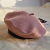 Autumn Winter Hat 100% Pure Wool Berets French Artist Beret Women Painter hat Vintage Girls Berets Female Warm Walking Cap