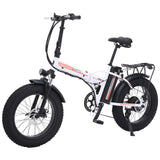Electric Bike 500W4.0 Fat Tire Electric Bicycle Beach Cruiser Bike Booster Bike 48v Lithium Battery Folding Mens Women's ebike