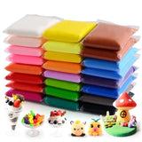 36 Colors/Set  Super Light Soft Clay Antistress Plasticine Supplies Sand Fidget Gum Polymer Clay for Kids DIY Educational Toys