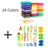 36 Colors/Set  Super Light Soft Clay Antistress Plasticine Supplies Sand Fidget Gum Polymer Clay for Kids DIY Educational Toys