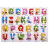 Kids 3D Wooden Puzzles Toys Alphabet Number Puzzle Baby Colorful Letter Digital Geometric Montessori Educational Toy