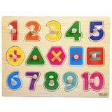 Kids 3D Wooden Puzzles Toys Alphabet Number Puzzle Baby Colorful Letter Digital Geometric Montessori Educational Toy
