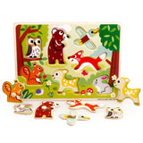 Kids 3D Wooden Puzzles Toys Alphabet Number Puzzle Baby Colorful Letter Digital Geometric Montessori Educational Toy