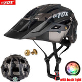 BATFOX Racing Bicycle Helmet with Light In-mold MTB Road Cycling Helmet for Men Women Ultralight Helmet Sport Safety Equipment